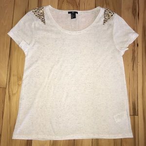 🌷5/$13 H&M Crystal tee